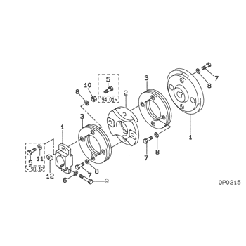 NUT, COUPLING FLAN