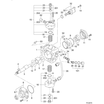OVERHAUL KIT, SUPP